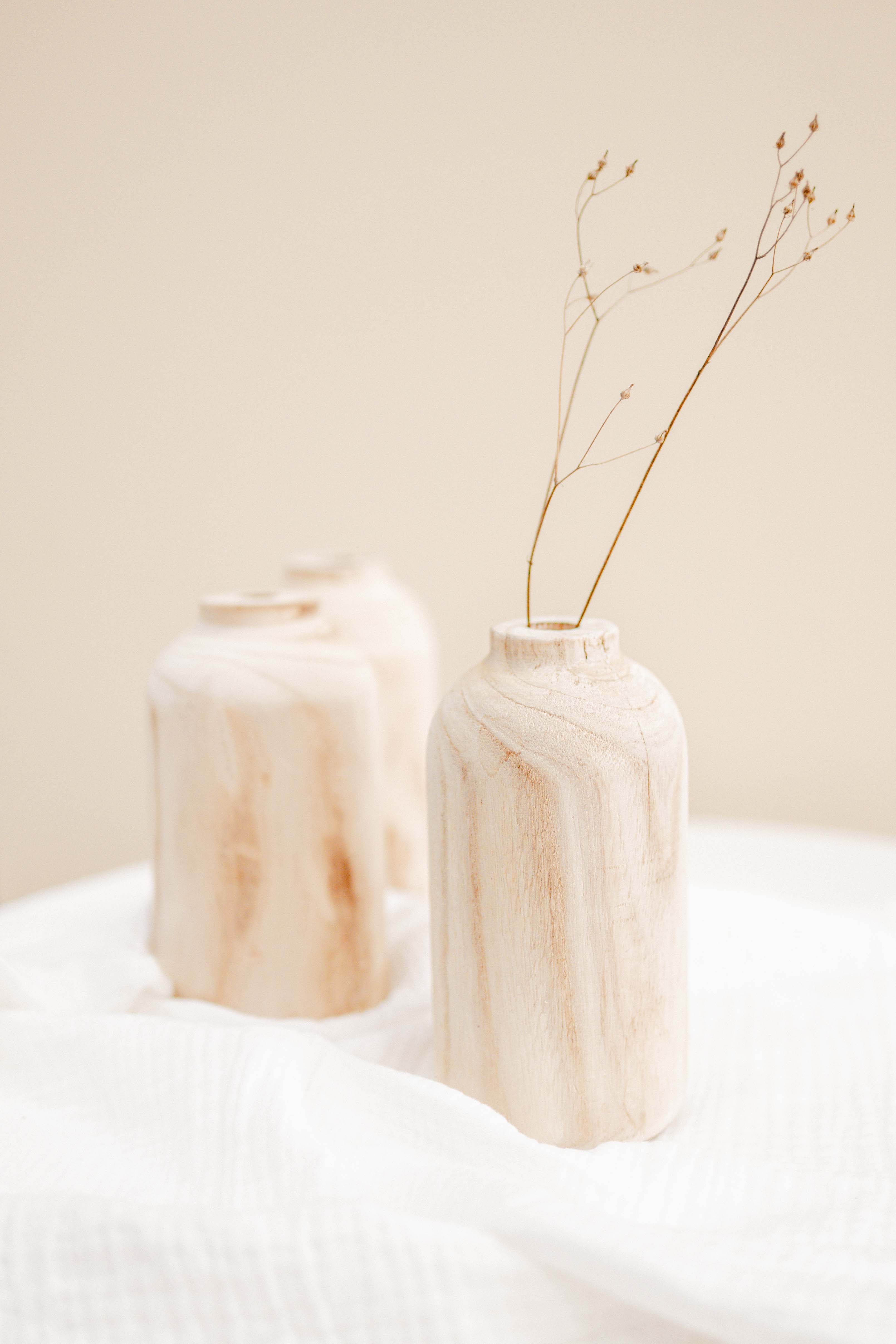 Image du produit Ancolie vase bois